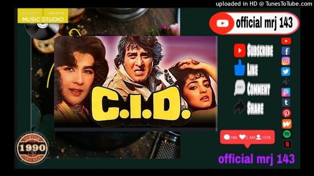 Teri Na Na Na - C.I.D // Old Bollywood superhits 90's top audio songs, official mrj 143 смотреть онлайн