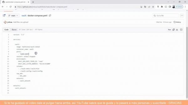 Cómo instalar Hashicorp Vault usando Docker compose