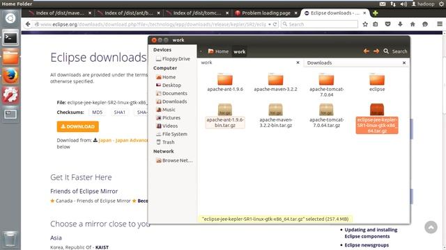 Eclipse Java EE Installation in Ubuntu смотреть онлайн