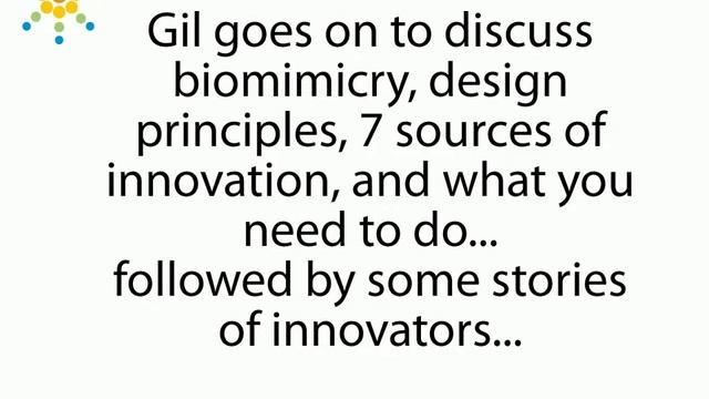 Introduction To Opportunities In Sustainable Innovation - Gil Friend