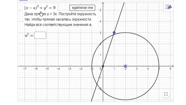Параметры. Касание окружности и прямых смотреть онлайн