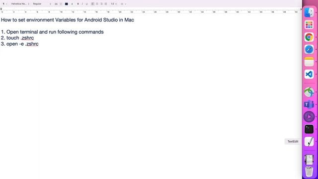 How to set Environement Variables for Android Studio in Mac | Step by Step Guide in Hindi смотреть онлайн