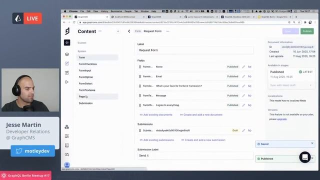 GraphQL Berlin Meetup #17 - Jesse Martin - GraphQL Up and Running with GraphCMS смотреть онлайн