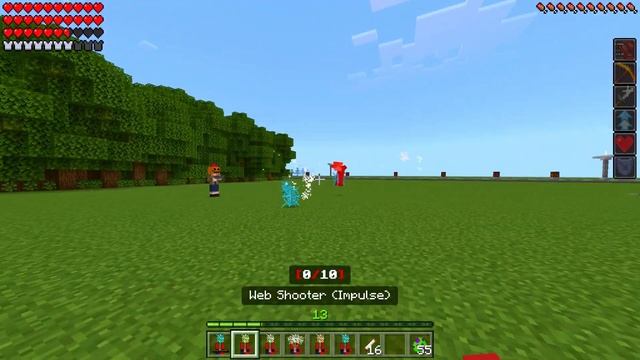 Обновление МОДА про ЧЕЛОВЕКА ПАУКА в МАЙНКРАФТ БЕДРОК смотреть онлайн