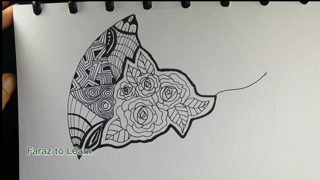 Eps. 26: Round Coaster Zentangle Patterns and Mandala Art Combination | doodle art | drawing art смотреть онлайн