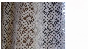 Ажурная кухонная занавеска