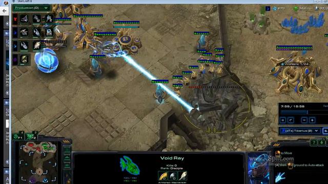 Starcraft 2 2v2 Void Rays Win! смотреть онлайн