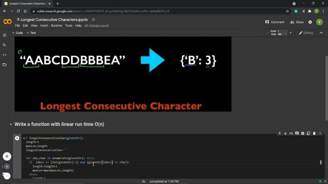 Coding Interview Question and Answer: Longest Consecutive Characters смотреть онлайн