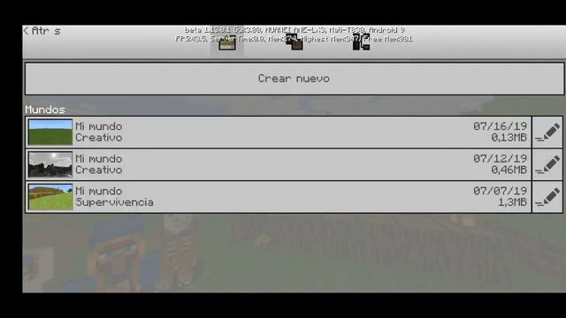 COMO activar LA nueva INTERFAZ en MINECRAFT pe 1.13.0.1 смотреть онлайн