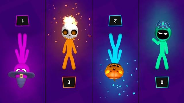 Stickman party 4 player games 2021 ( android / ios ) gameplay ? смотреть онлайн
