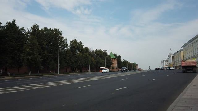 Нижний Новгород. Большая Покровская. Площадь Минина. Кремль. смотреть онлайн