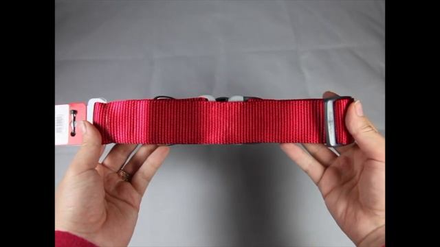 Широкий ошейник для больших собак Classic Red 40mm x 37-55cm смотреть онлайн