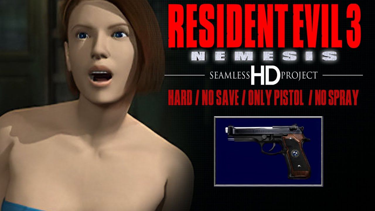 Resident Evil 3 Seamless HD Project ►HARD►NO SAVE►ONLY PISTOL смотреть онлайн