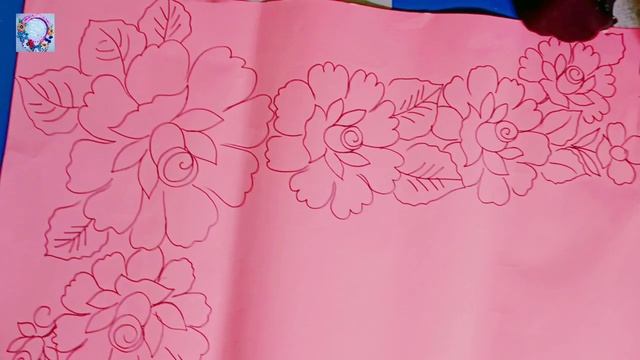 #fancyarts How to Sketch Drawing Bed Sheet Design смотреть онлайн
