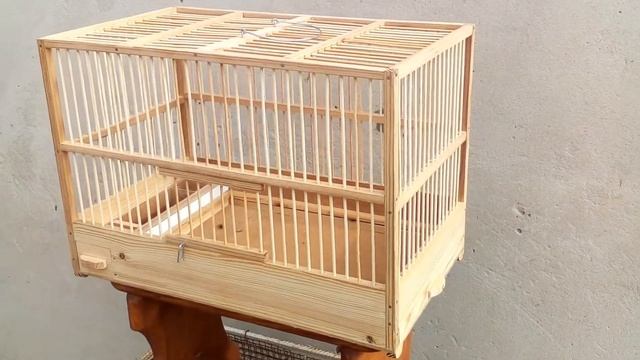 Клетка для певчих птиц своими руками. DIY songbird cage. смотреть онлайн