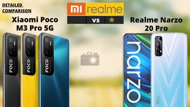 Xiaomi Poco M3 Pro 5G vs Realme Narzo 20 Pro смотреть онлайн