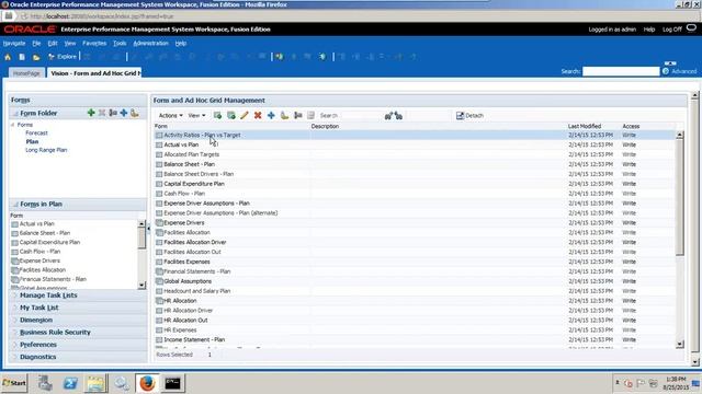Hyperion Planning Form Performance Diagnostics смотреть онлайн