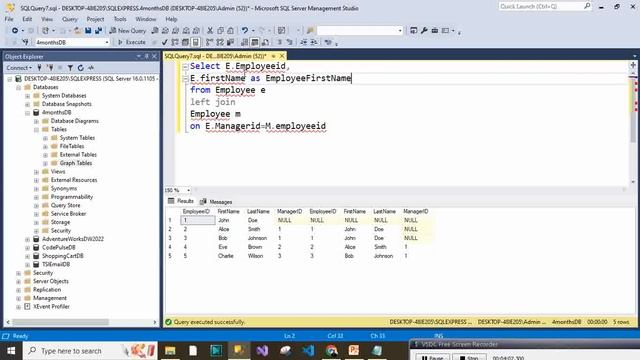 day-16) Real time scenario on Self Join in sql server| SQL server interview questions смотреть онлайн