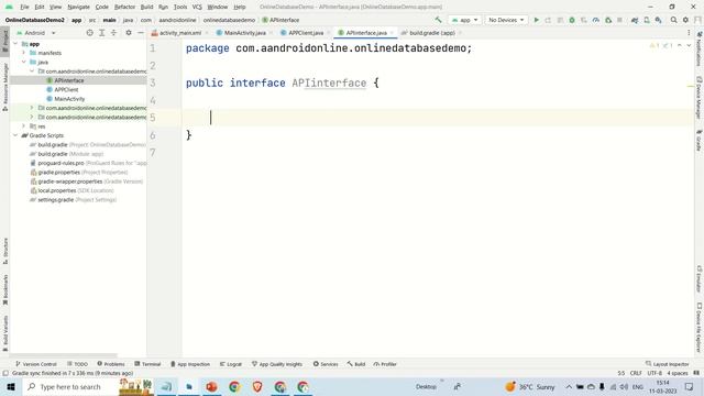 Android Online Database Integration Using Retrofit смотреть онлайн