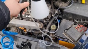 Пневматический набор для замены тормозной жидкости