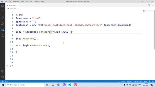 شرح columnCount في PHP PDO | دورة تعلم PHP MySQL كاملة [10 من 45] смотреть онлайн