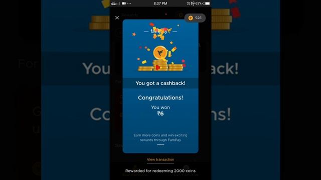 FAM PAY // LOL // I GET 6 RUPE TO REDEME // 2000 FAM COIN // SAHIL RAY THE GAMER смотреть онлайн