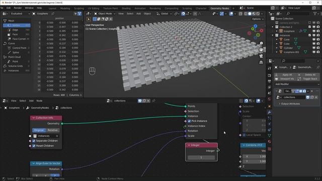 Instances - Geometry Nodes for Beginners смотреть онлайн