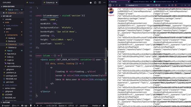 Learn GraphQL: Build GitHub activity feed #9 смотреть онлайн