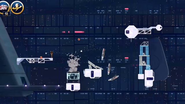 Angry Birds Star Wars cloud City 34 уровень "Для души" смотреть онлайн