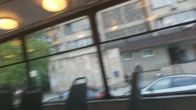 Трамвай маршрут 41 ЛВС-86К б.8201 20.06.2022 Санкт-Петербург