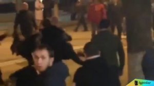 Футбольные фанаты устроили драку в центре Краснодара