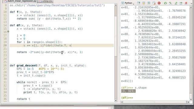 CSC321 Vectorization: Computing the gradients for linear regression using loops смотреть онлайн
