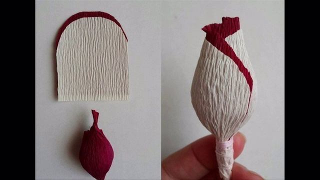 Роза Осирия из гофробумаги смотреть онлайн