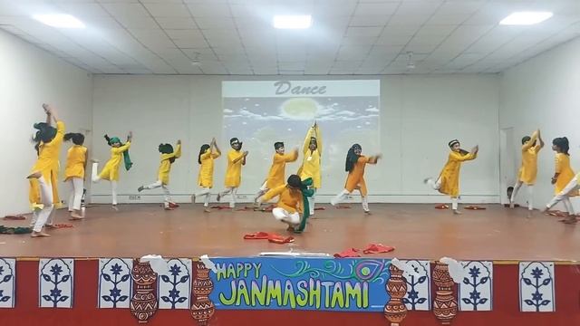 Best Janmashtami Group Dance On Krishna Theme смотреть онлайн