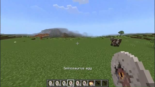 Dinosaur Hunter mod in Minecraft смотреть онлайн