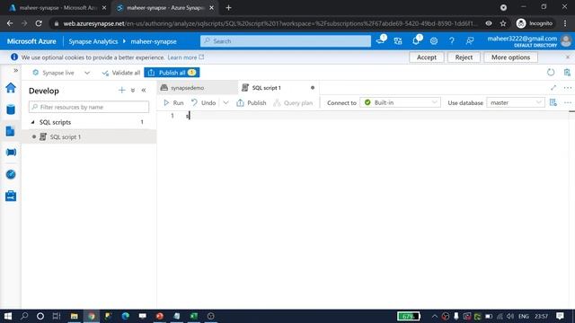 4. Analyze data with a server less SQL pool смотреть онлайн