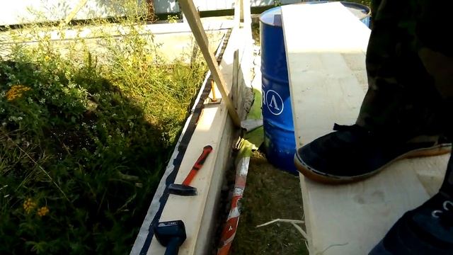 Гараж каркасный. Из доски и профнастила с возможностью утепления смотреть онлайн