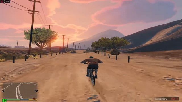 КАК БЫСТРО ЕЗДИТЬ НА BMX В GTA V смотреть онлайн