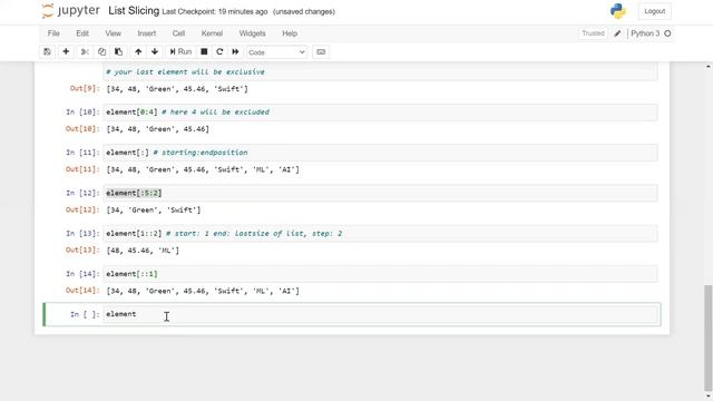 Python List Slicing#10 смотреть онлайн