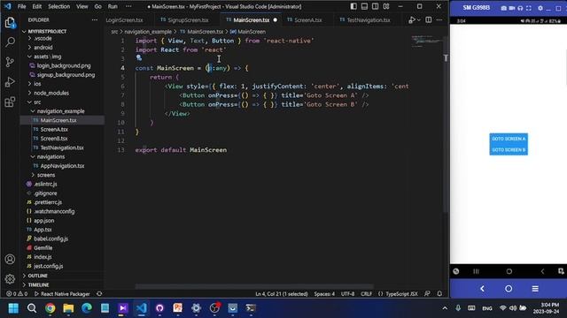 Making a React Native Application | Sinhala - සිංහලෙන් | #5 - Simple Navigation смотреть онлайн