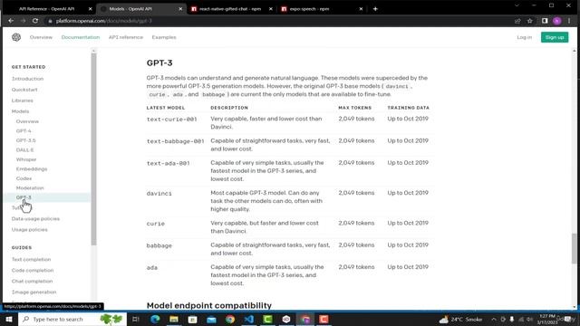 23.Exploring Other models of OpenAI for our React Native Applications смотреть онлайн