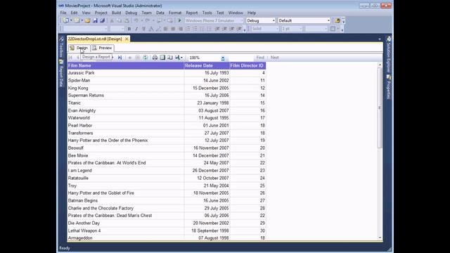 Reporting Services (SSRS) Part 12 - Drop Down List Parameters смотреть онлайн