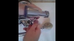 Как разобрать двухвентильный смеситель для ванны (How to dismantle a shower mixer)?