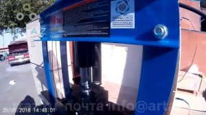 Гидравлический пресс 50т для сто TS0500F-6 с ручным насосом и ножной педалью