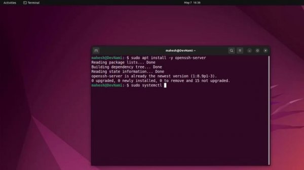 OpenSSH - How To Install and Enable SSH Server on Ubuntu