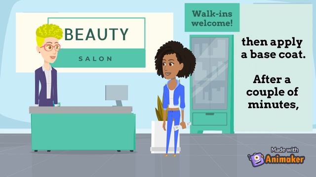 English at the Beauty Salon. Inglês no Salão de Beleza. Learn Vocabulary Hair & Nails Conversation. смотреть онлайн