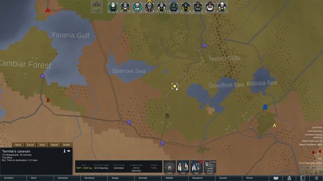 RimWorld caravan stuck / not moving eating tending game bug; RimWorld tutorial? смотреть онлайн
