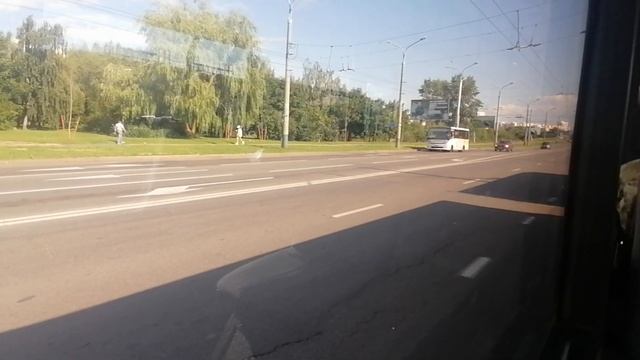 Поездка на автобусе МАЗ 107.065 АА 5553-3 (маршрут 33) смотреть онлайн