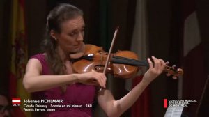 Johanna Pichlmair: C.Debussy, Sonate g-moll für Violine und Klavier
