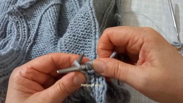Yapımı çok kolay iki şiş süveter ister bayan ister erkek için 3 bölüm birleştirme ve yaka yapımı смотреть онлайн